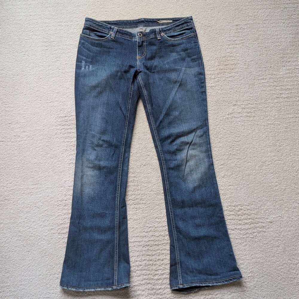 Chip & Pepper Traveler Flare stretch Low Rise blue Jeans Women's 29 x 31 bootcut